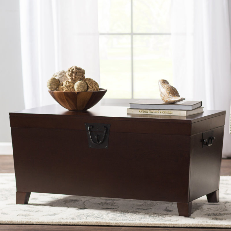 Charlton Home Bischoptree Storage Trunk Coffee Table & Reviews Wayfair